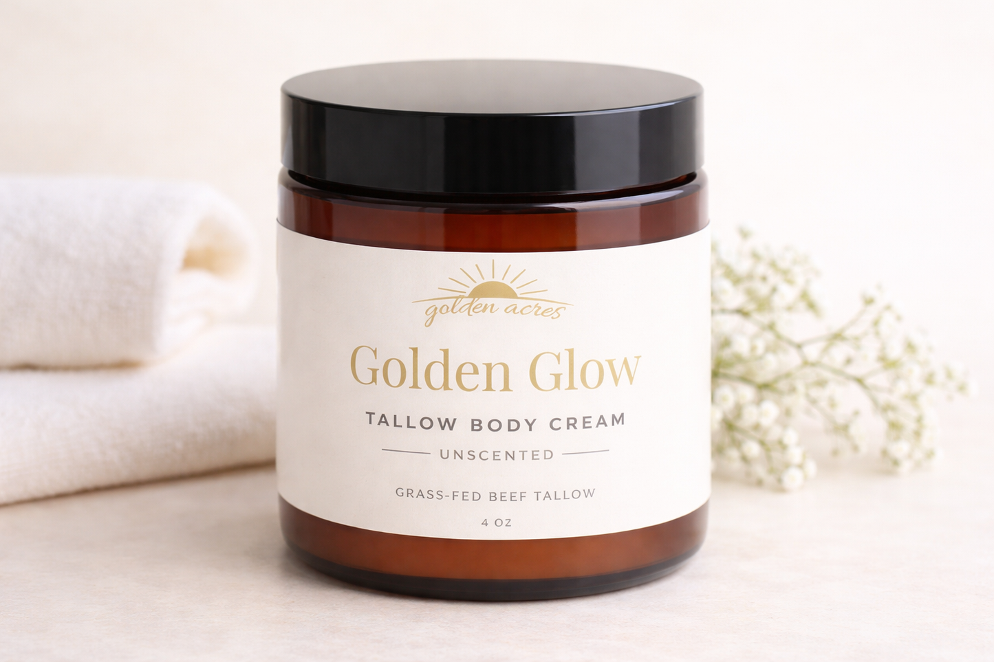Golden Glow Tallow Body Cream